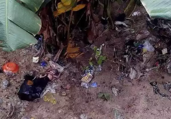 Teenage girl claims ownership of abandoned day-old baby in Lafia